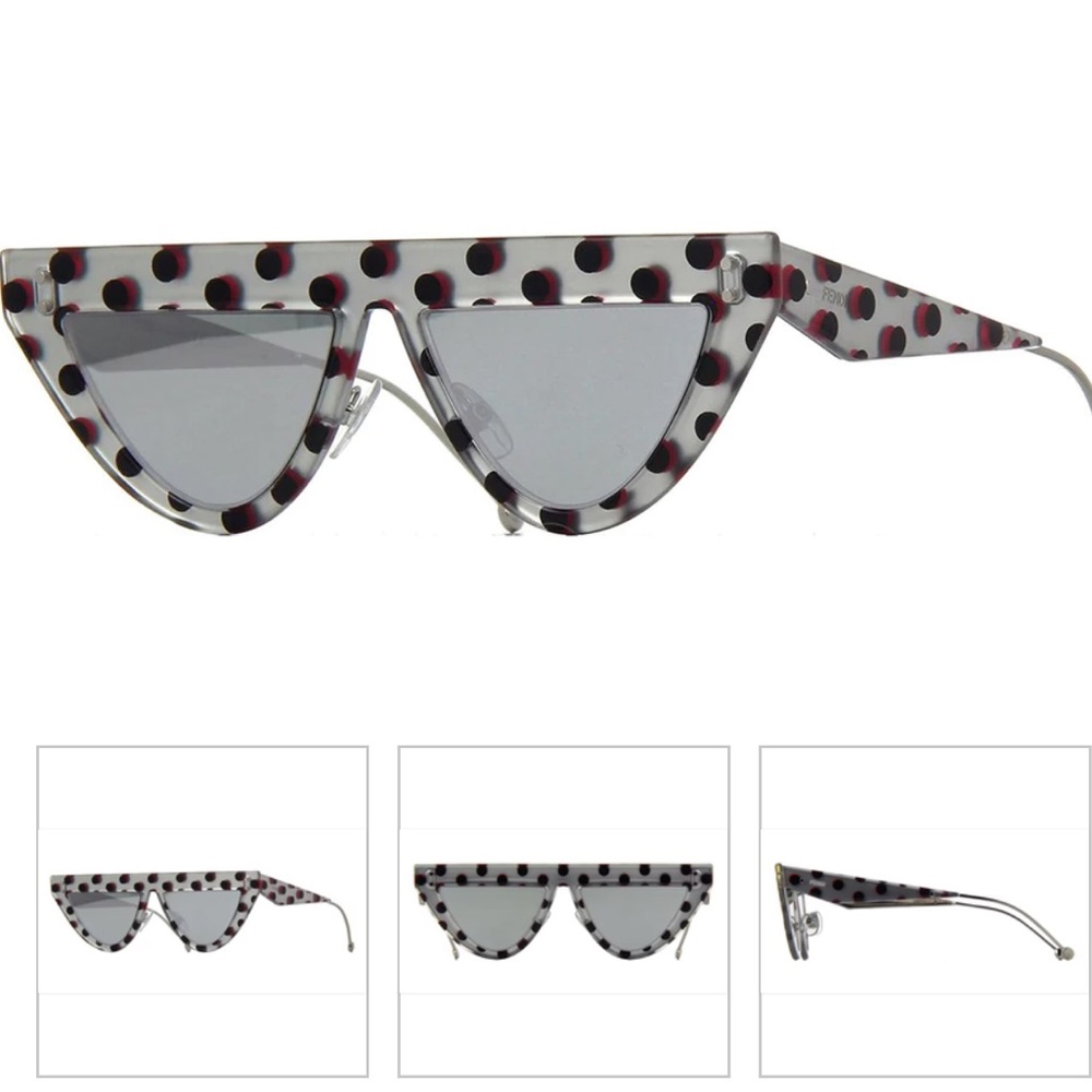 Fendi Defender Polka Dot Sunglasses FF0371/S 28SDC